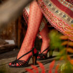 Red fashion socks